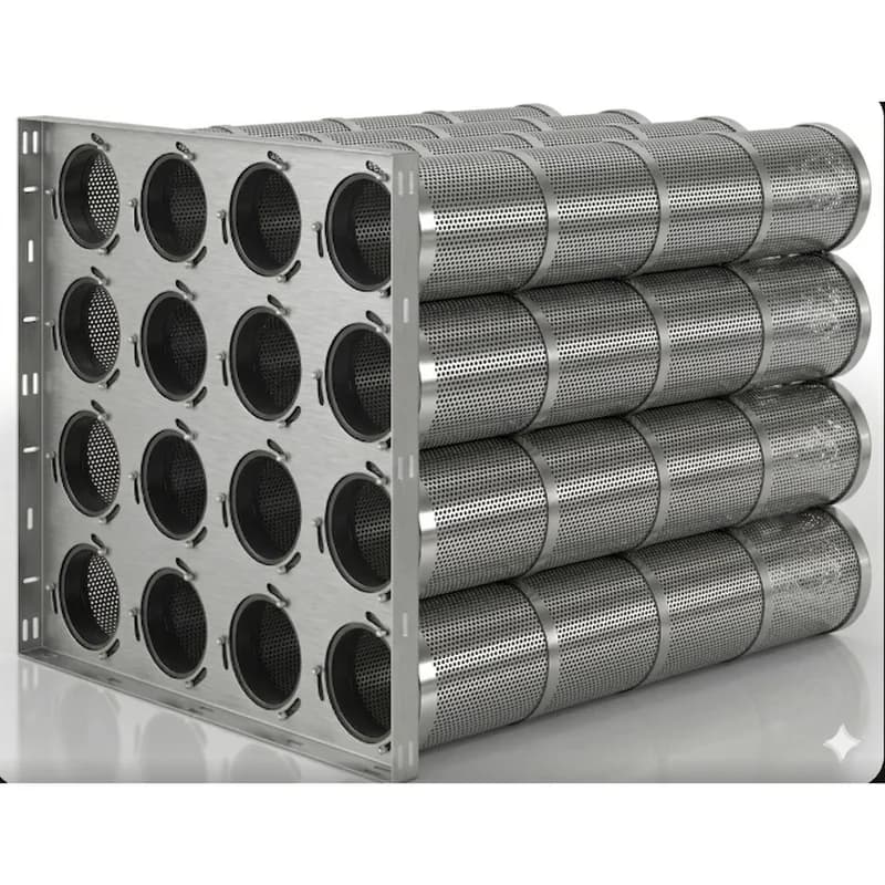 Cylinder 炮桶式填充式化學濾網 - 活性碳化學濾網 | 佰聖科技