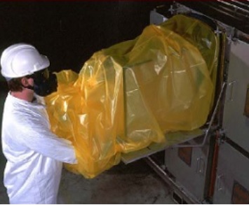 袋進袋出-PVC更換袋 - 過濾設備