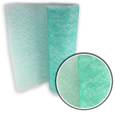綠白玻璃纖維濾網(阻漆網) - 初效濾網