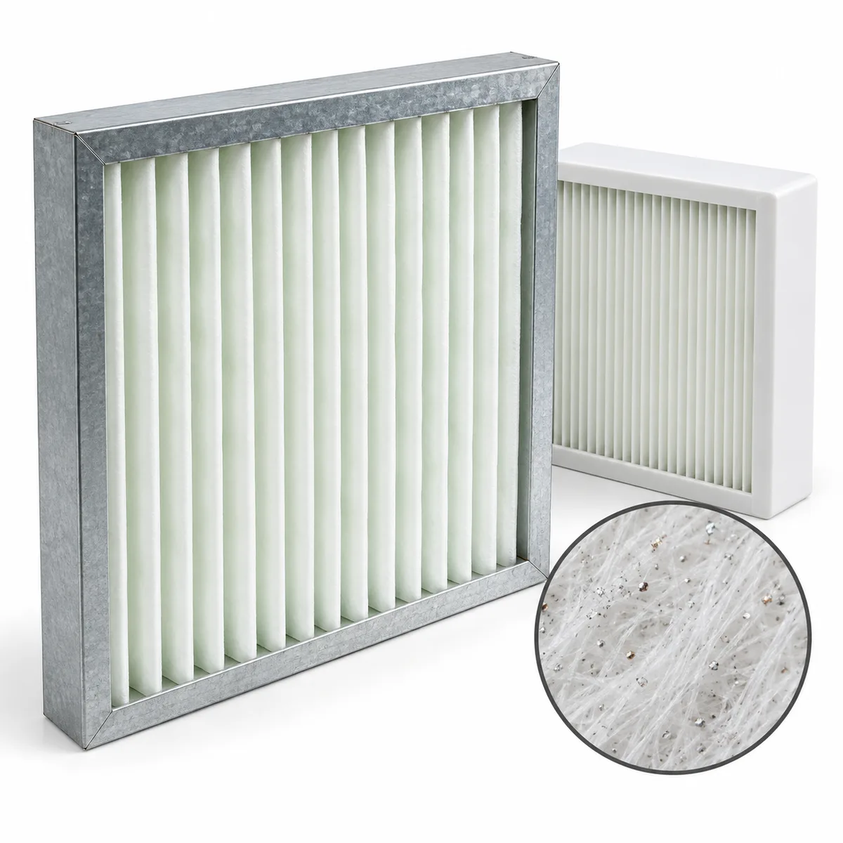 Antimicrobial Air Filter (Silver-Copper Ion / Herbal / HEPA Composite) - Custom Filters | Baisheng Tech