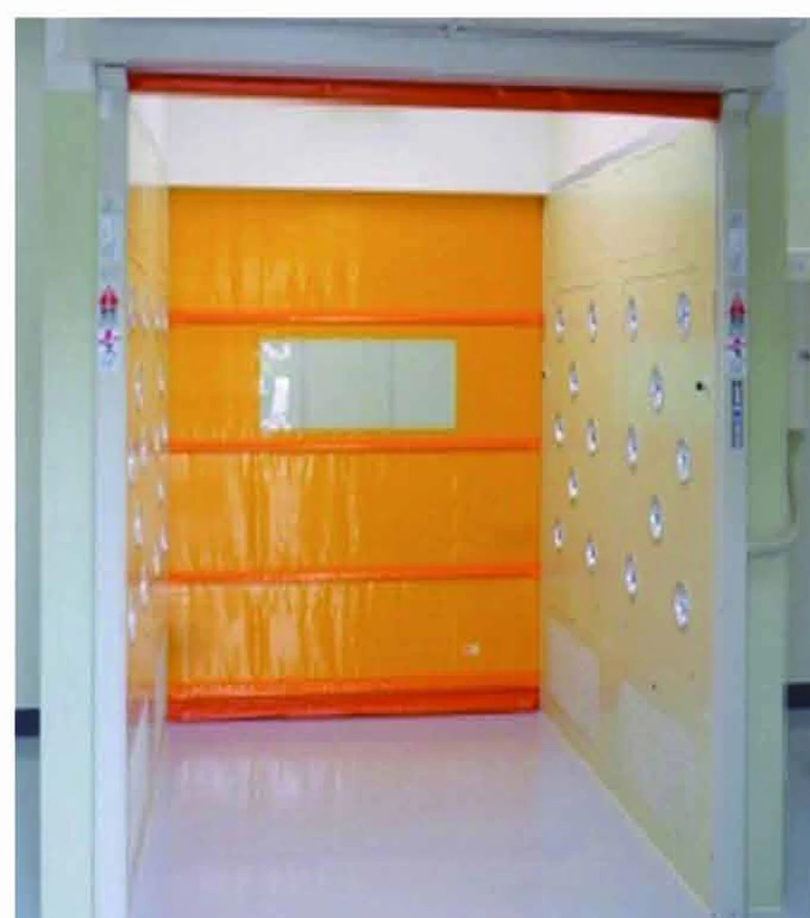 PVC Roller Shutter Air Shower - Cleanroom Equipment
