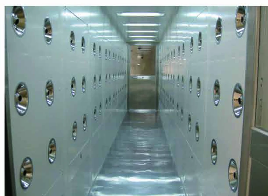 Multi-person Dual-blow Air Shower Tunnel - Cleanroom Equipment